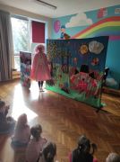 ilustracja do wpisu 
Przedstawienie teatralne "Żabi król"